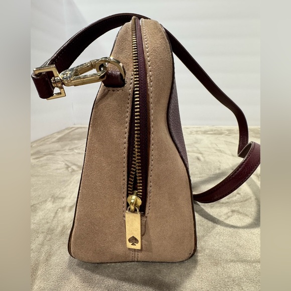 Kate Spade Purple and Tan Satchel Bag - Picture 6 of 13